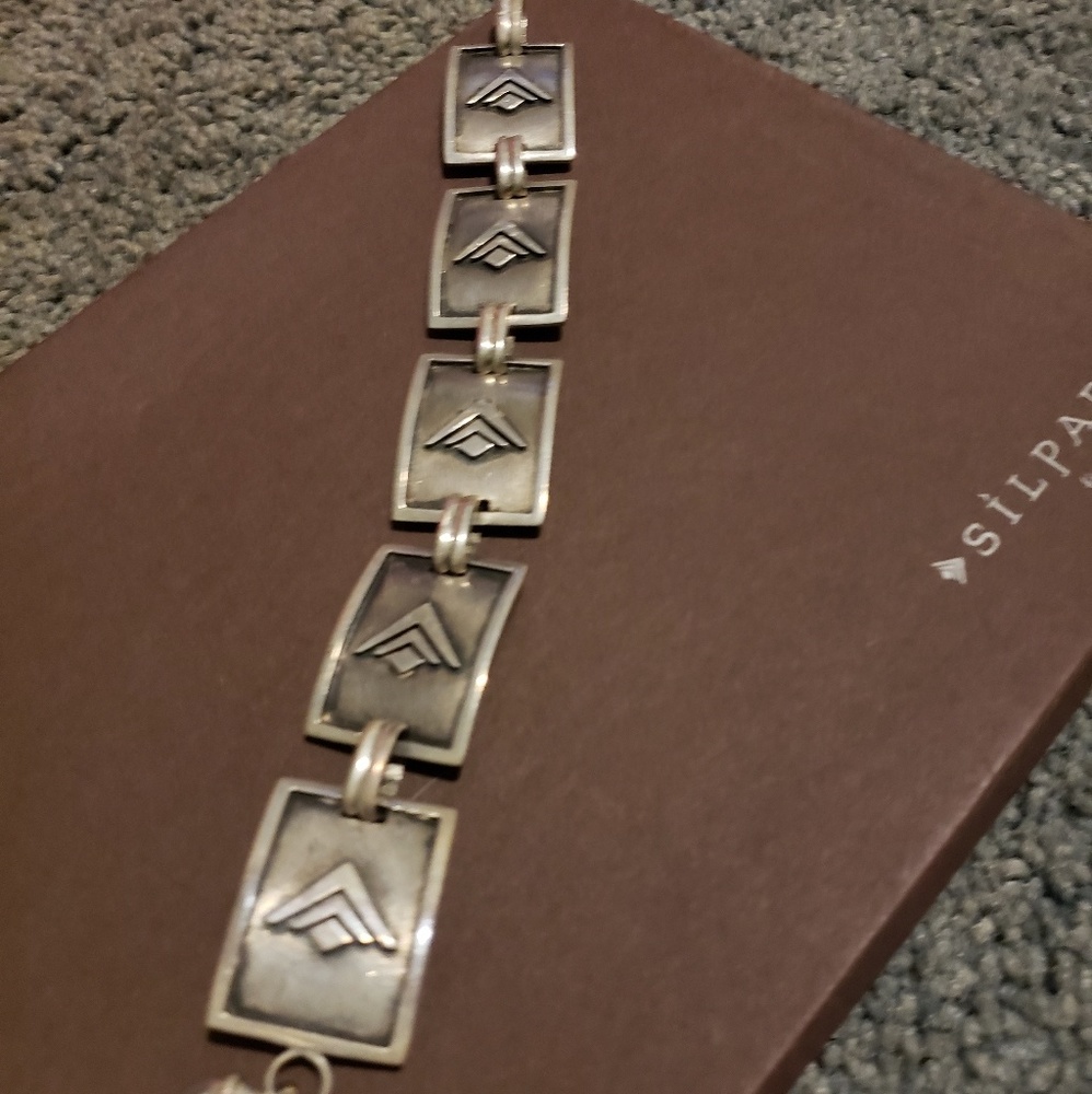 Rare Silpada Designs Logo Bracelet - B1115